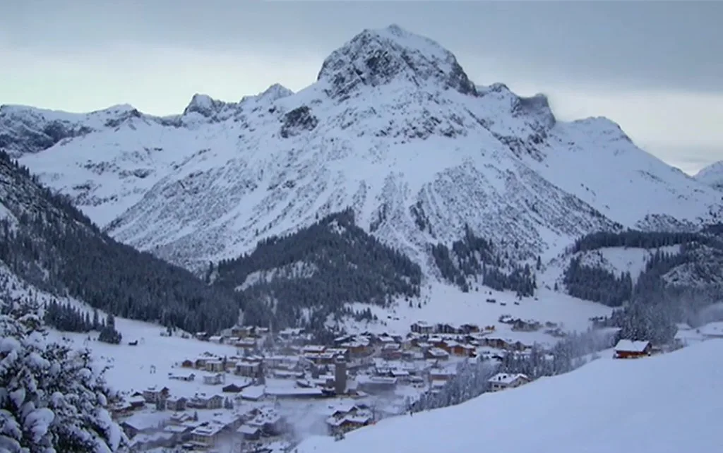 Valley In Winter-Austria