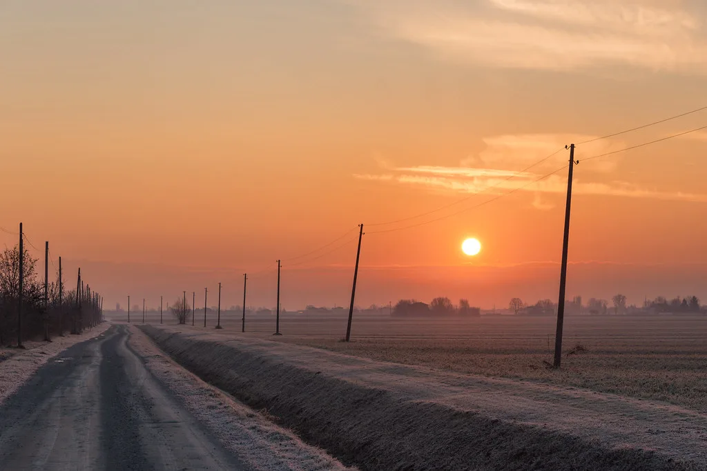 Sunrise - Sant'Agata Bolognese, Bologna, Italy - December