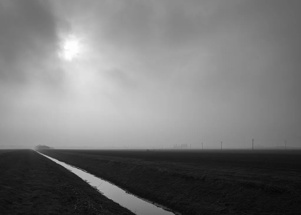 Canal - Crevalcore, Bologna, Italy - January