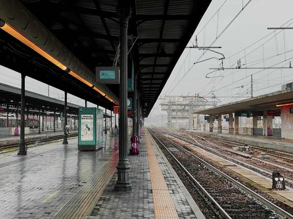 Foggy Bologna Station