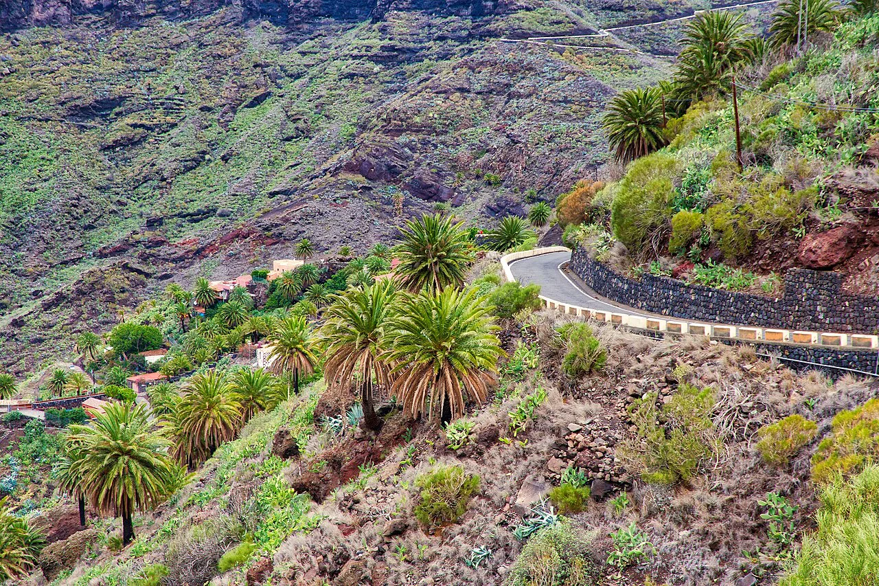 Masca road spectacular landscape in Tenerife, Canary Islands, Spain