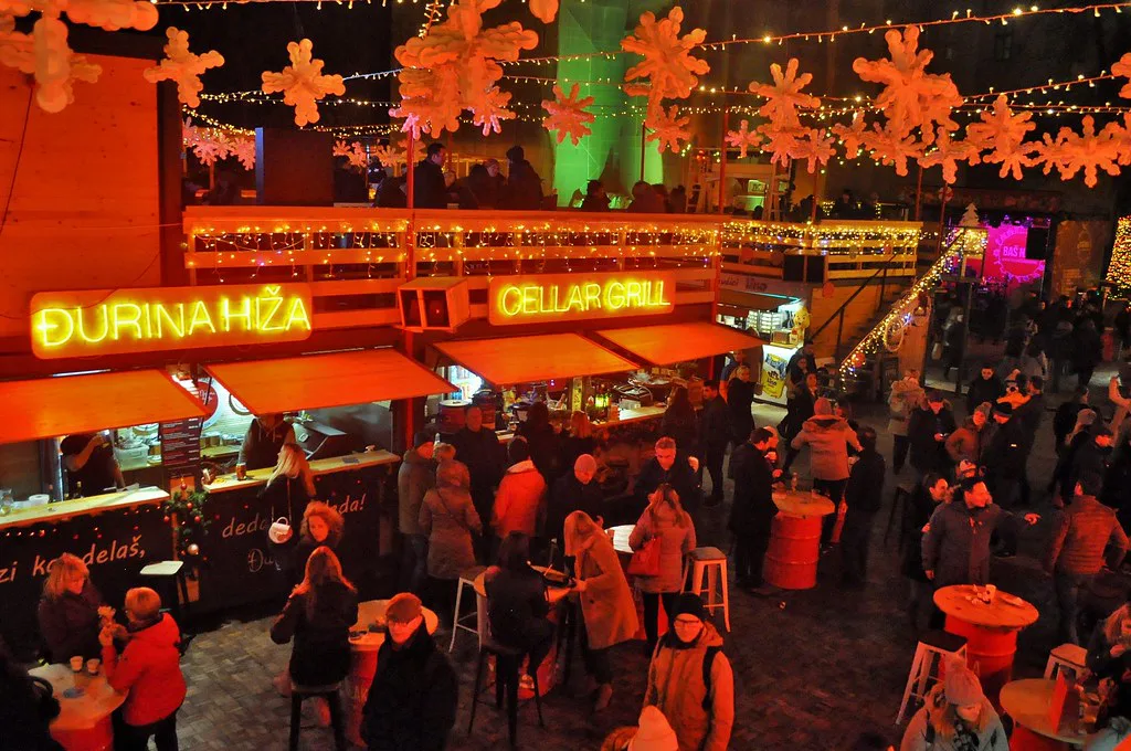Christmas Market, upper town, Croatia