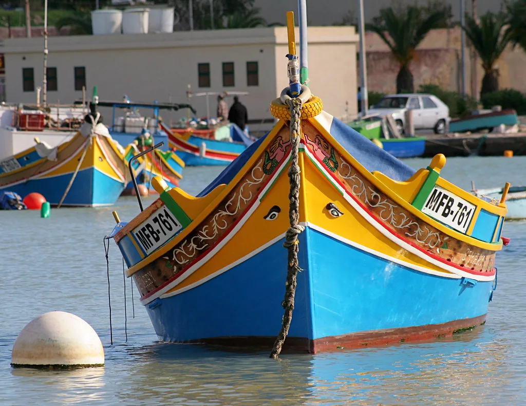 Traditional fishing boat; Marsaxlokk, Malta