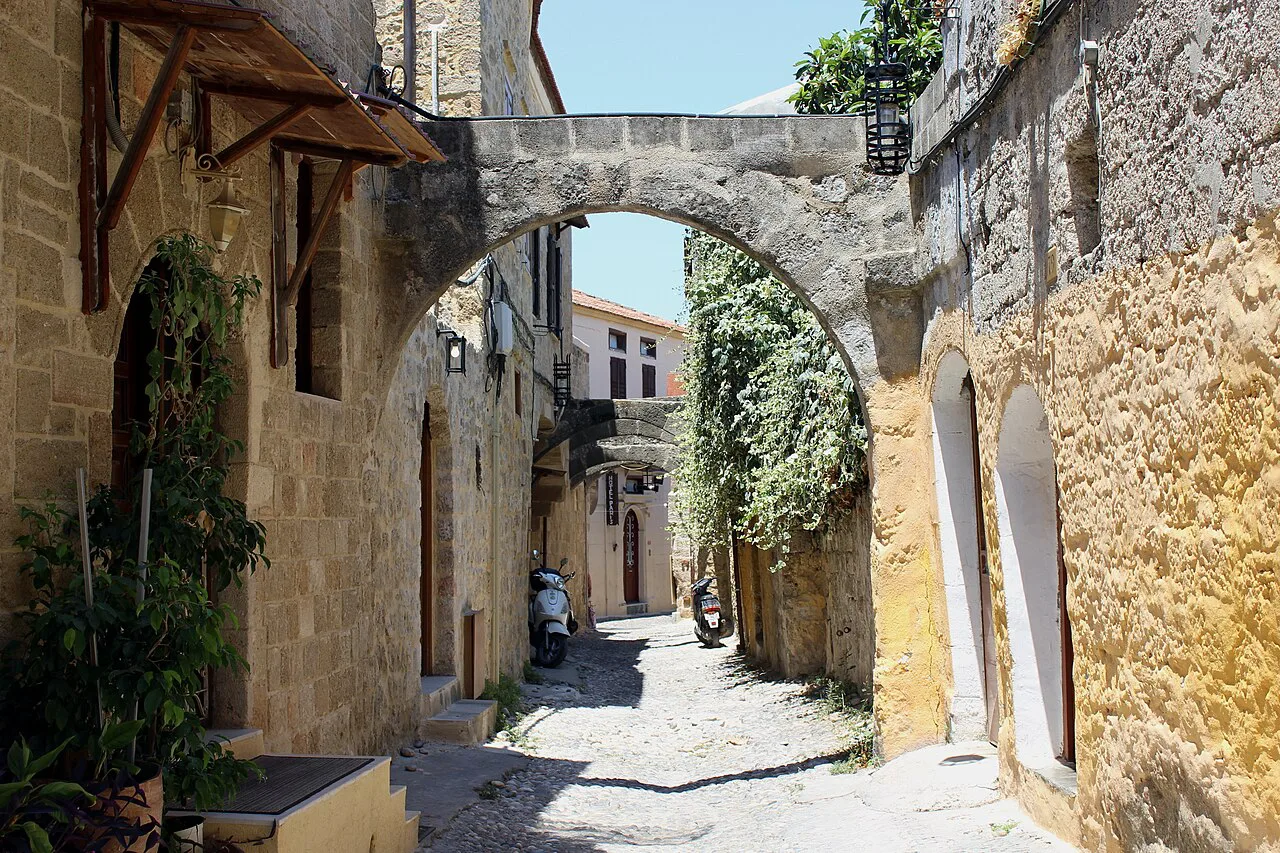 Rhodes' old town