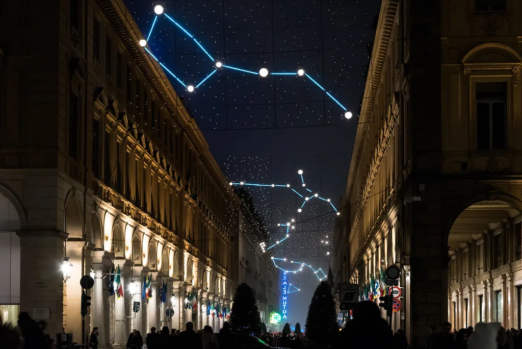 Christmas stardust, Turin