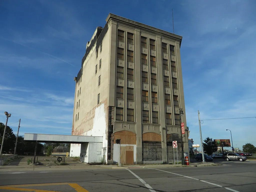 Dilapidated Building, Corktown, Detroit, Michigan, Cork