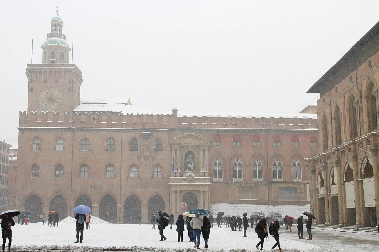 Bologna innevata