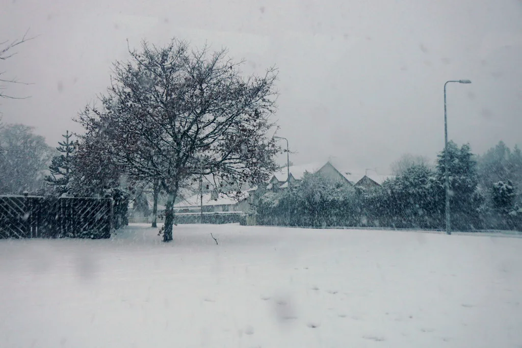 Culduthie Road, Inverness, in the snow - geograph.org.uk