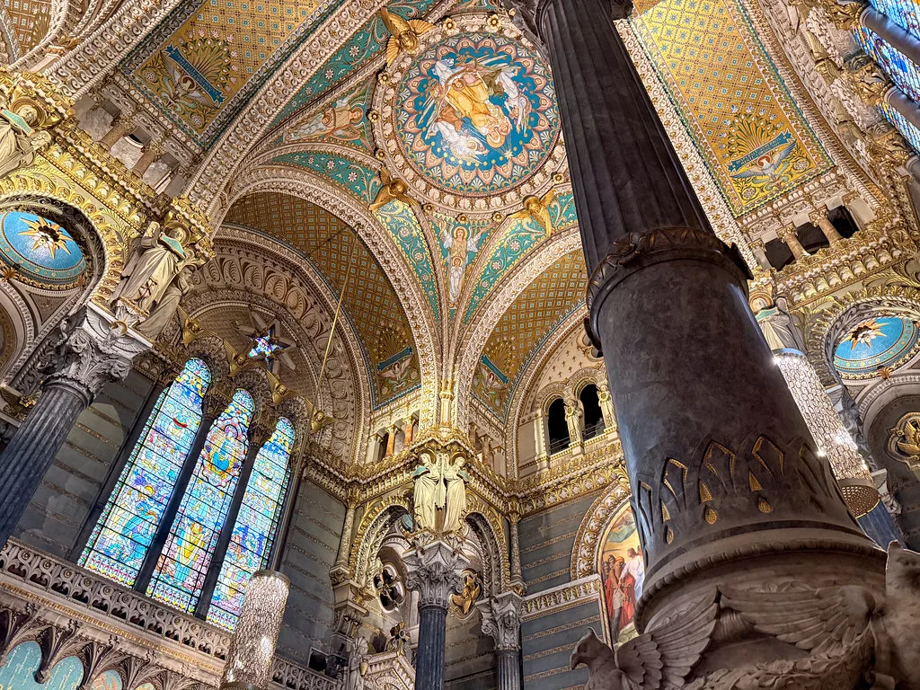 Interior of the cathedral, Lyon