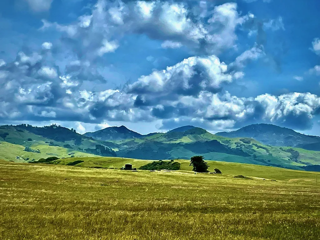Santa Lucias near Hearst Castle. Georgia O'Keeffe clouds!, Spain