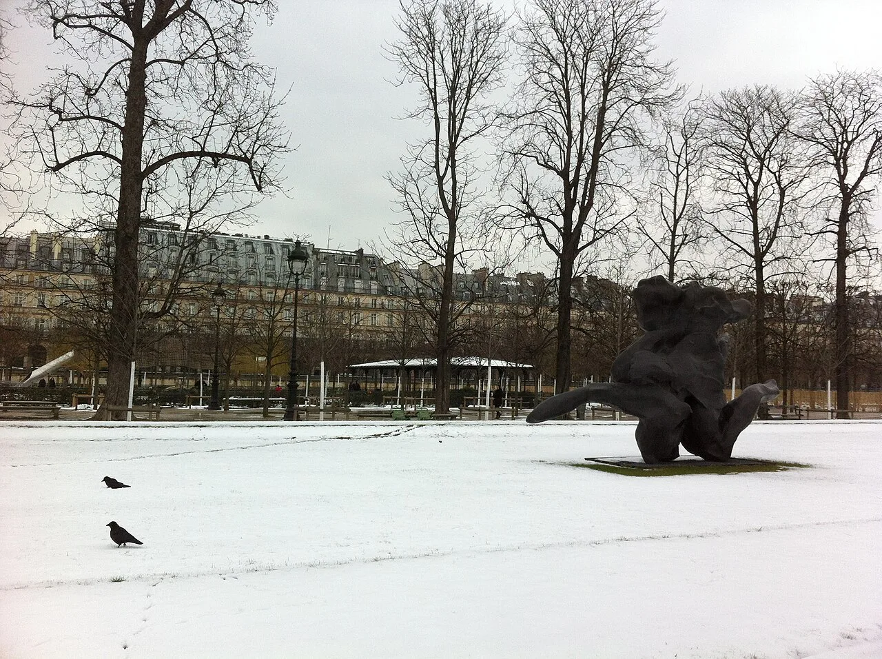 Jardin des Tuileries in winter, Paris, France - panoramio