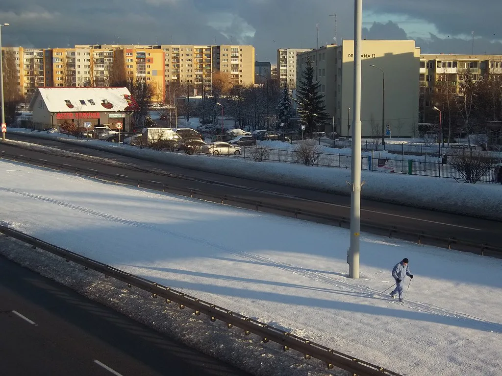 Aleja Armii Krajowej - Gdańsk - zima - winter - inverno - invierno