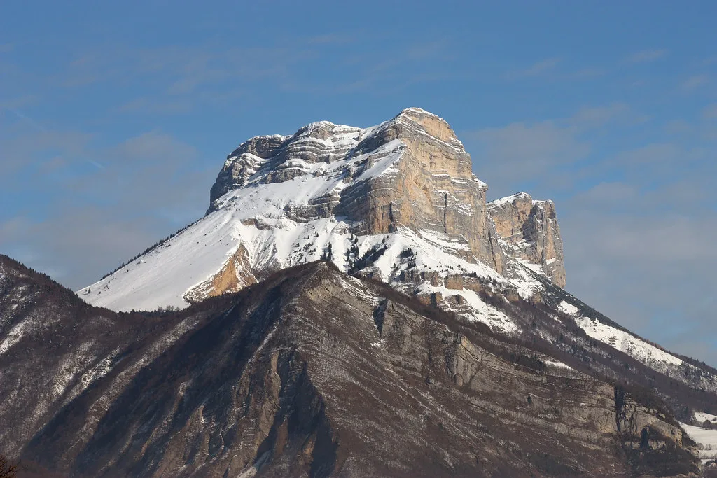 La Dent de Crolles enneigée, Grenoble