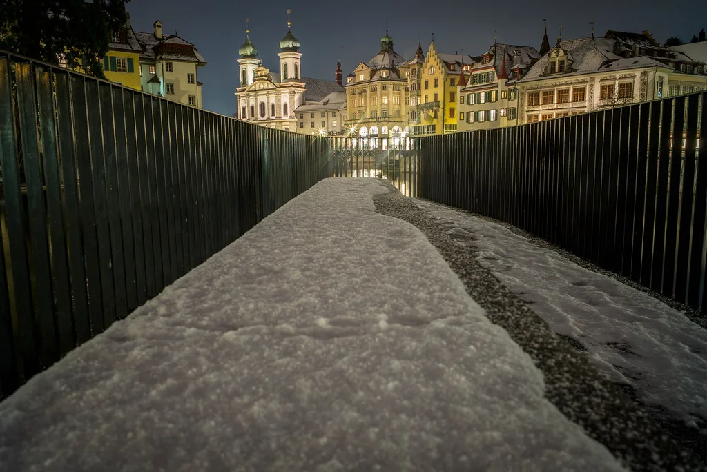 Snow in Lucerne