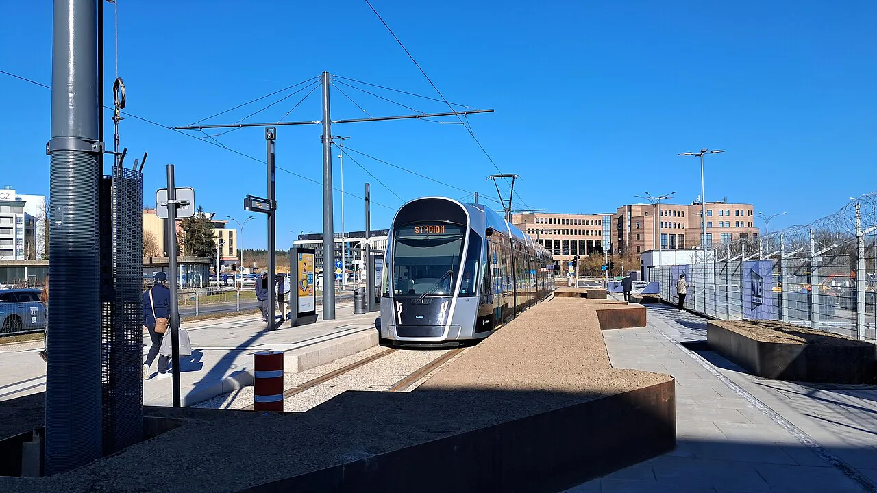 Tram stop Findel-Luxembourg Airport