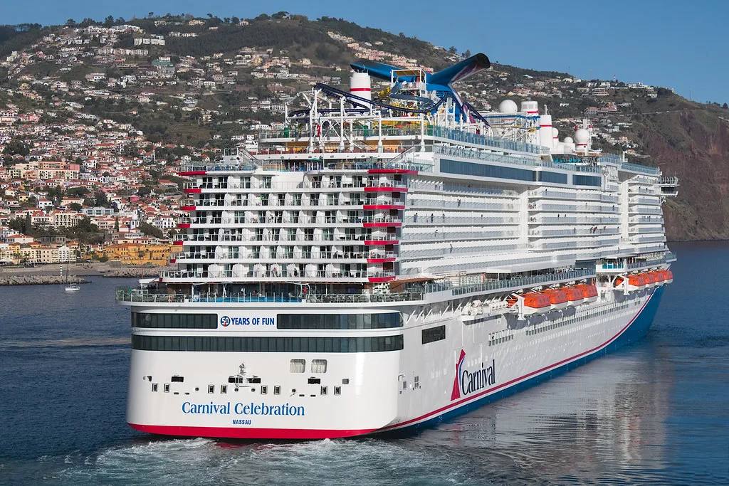 Carnival Celebration Leaving Funchal, Madeira Portugal