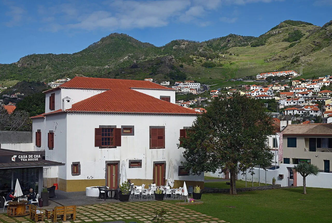 Tea house in winter. Machiko, Madeira, Portugal