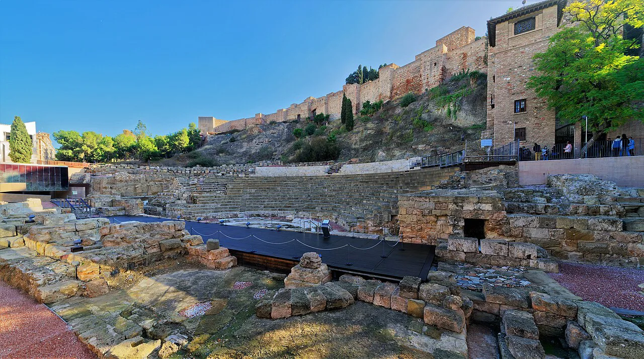 Besuch des Römischen Theaters in Malaga