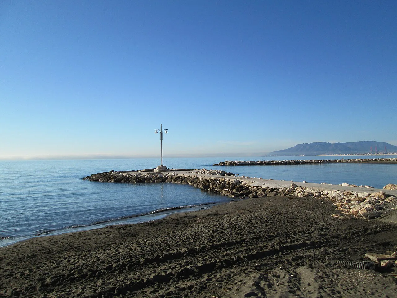 Bay of Málaga from Pedregalejo