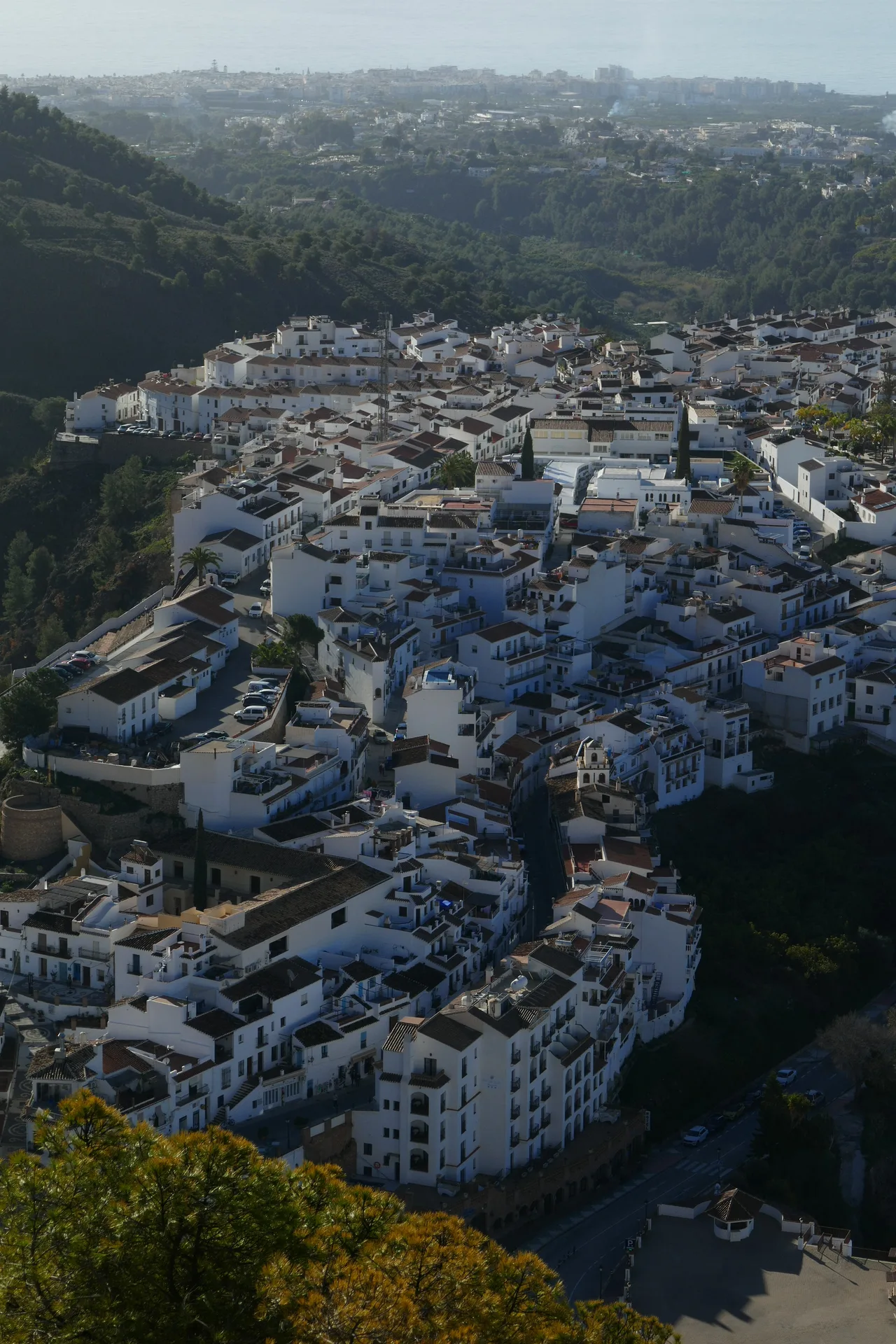 22 January--Hike to El Fuerte above Frigiliana and Nerja, Spain