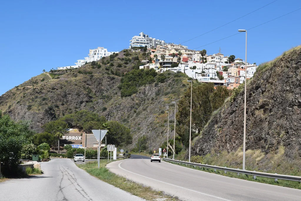 Last year this skyline was filled with cranes - now it is new homes, Nerja