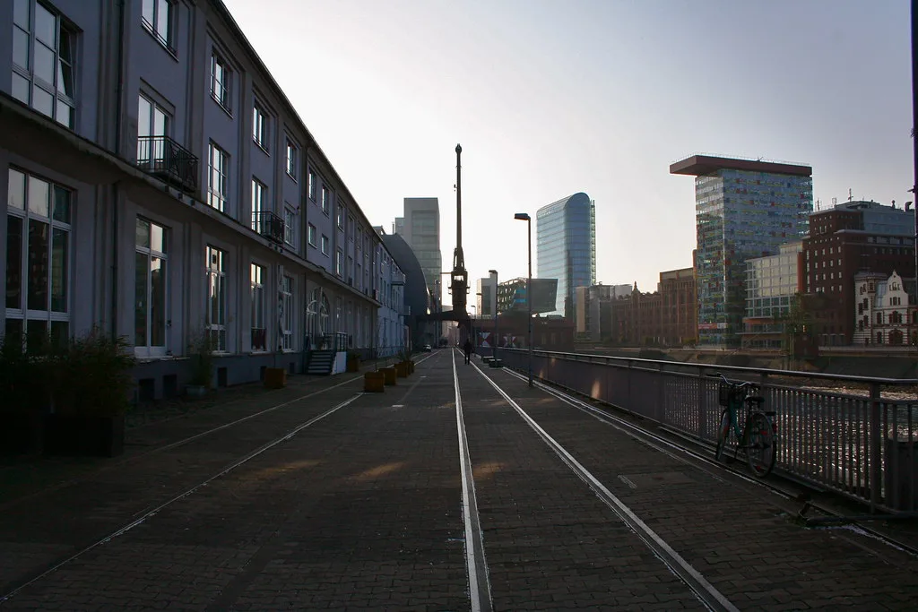Medienhafen Düsseldorf Winter