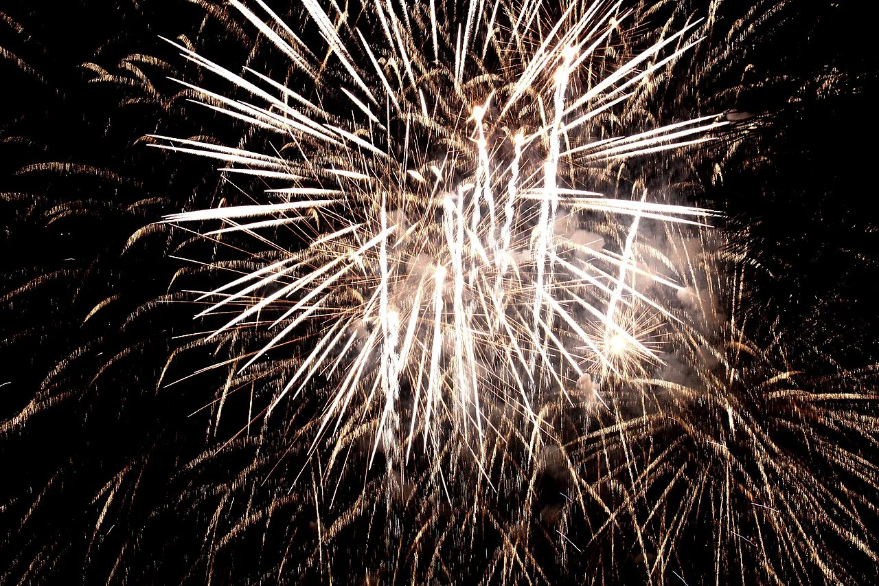 Venice Fireworks New Years Eve, Italy