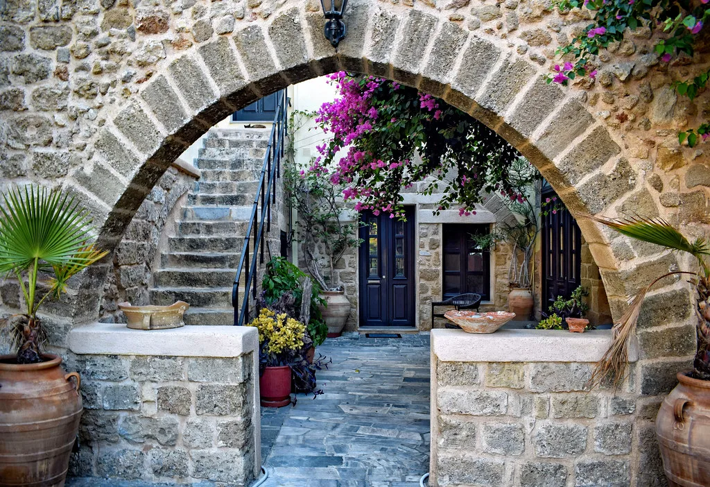 Courtyard in Rhodes