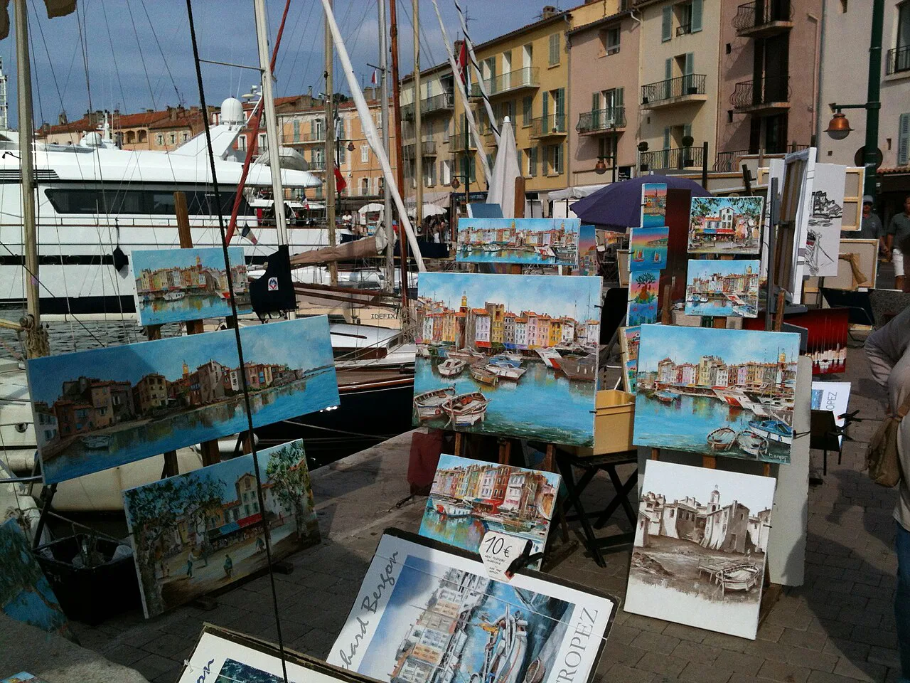Artists in St. Tropez - panoramio, Saint-Tropez