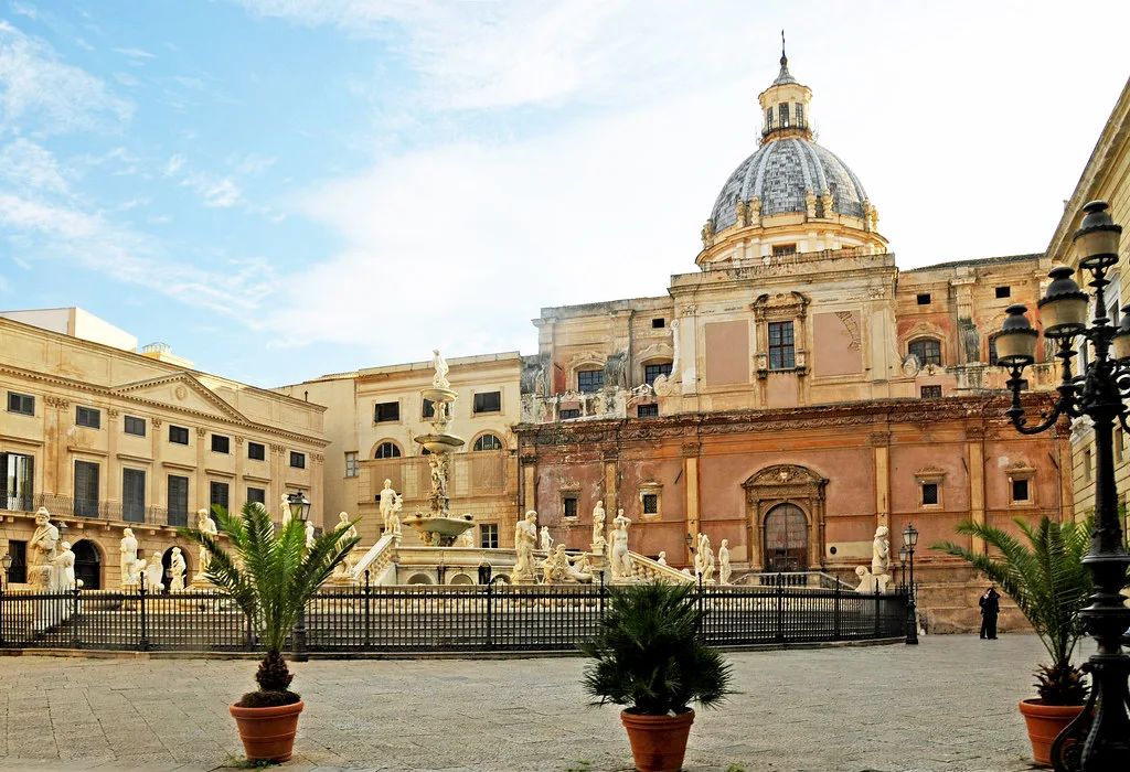 Italy- - Pretoria Fountain, Sicily