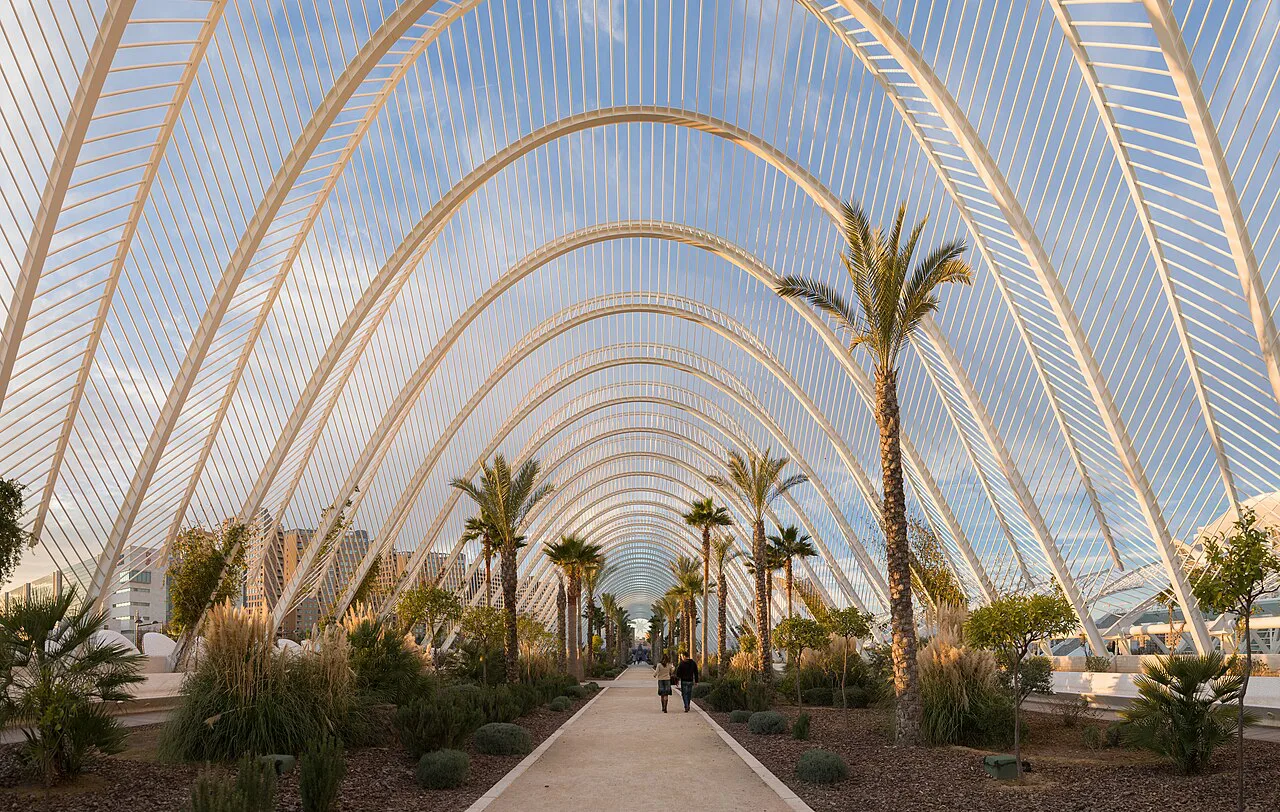 L'Umbracle, Valencia, Spain - Jan
