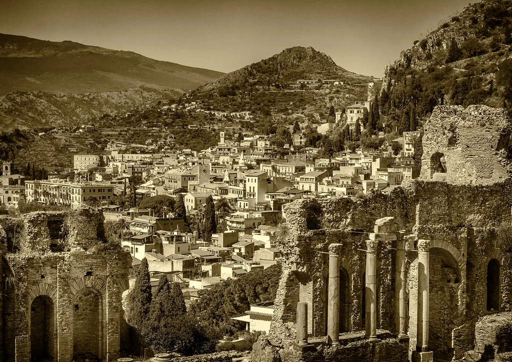 Street in Taormina, Italy