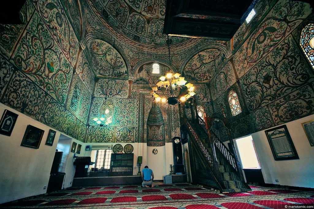Et'hem Bey Mosque interior, Tirana