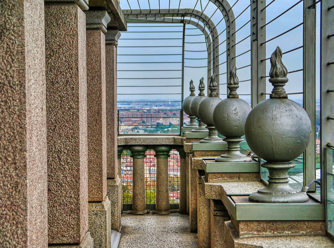 Torino Mole Antonelliana Esterno Pitattaforma superiore, Turin