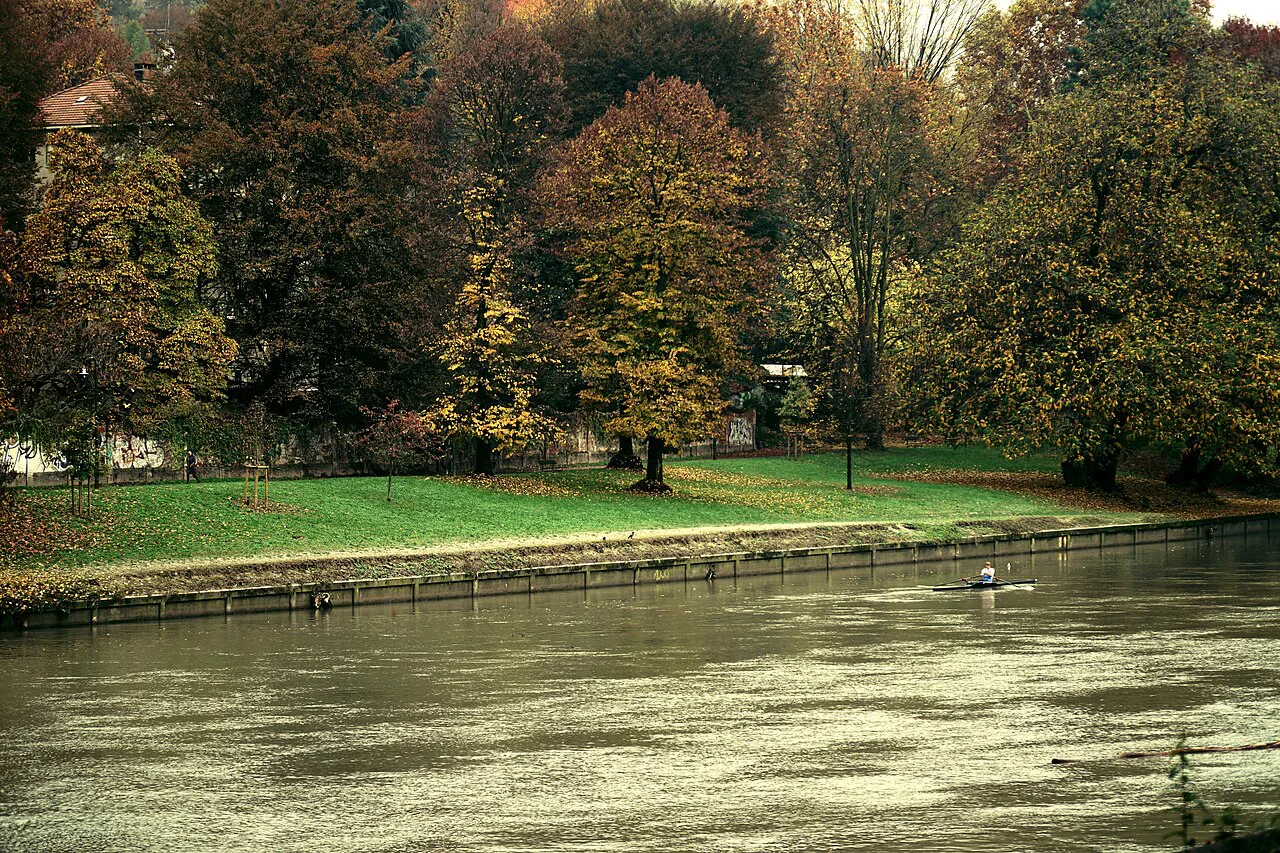 River in Turin, November